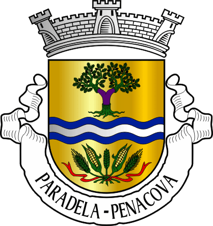 Brasão da antiga freguesia de Paradela - Paradela former civil parish, coat-of-arms