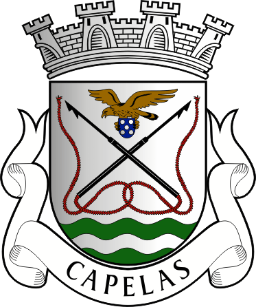 Brasão da freguesia de Capelas - Capelas civil parish, coat-of-arms
