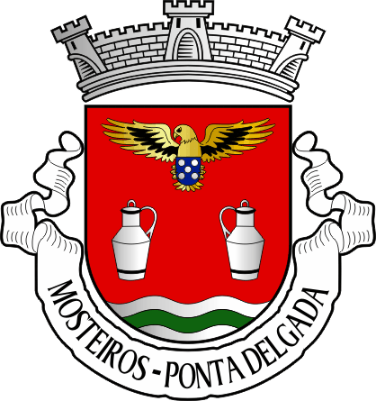 Brasão da freguesia de Mosteiros - Mosteiros civil parish, coat-of-arms
