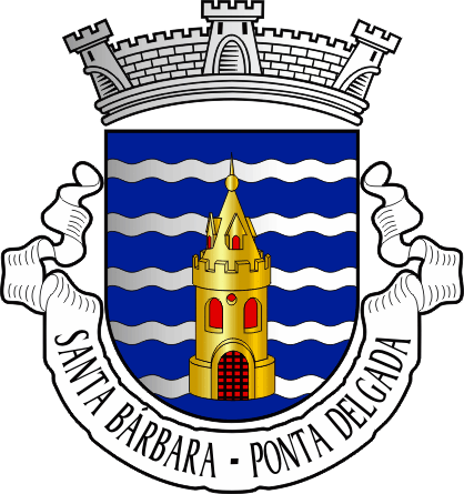 Brasão da freguesia de Santa Bárbara - Santa Bárbara civil parish, coat-of-arms