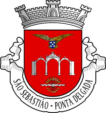 Brasão da freguesia de Ponta Delgada (São Sebastião) - Ponta Delgada (São Sebastião) civil parish, coat-of-arms