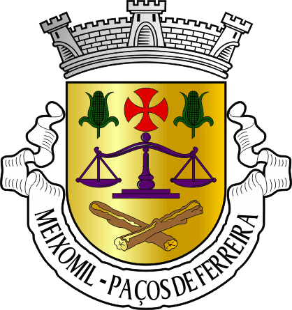 Brasão da freguesia de Meixomil - Meixomil civil parish, coat-of-arms Brasão da freguesia de Meixomil - Meixomil civil parish, coat-of-arms