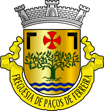 Brasão da antiga freguesia de Paços de Ferreira - Paços de Ferreira former civil parish, coat-of-arms Brasão da antiga freguesia de Paços de Ferreira - Paços de Ferreira former civil parish, coat-of-arms