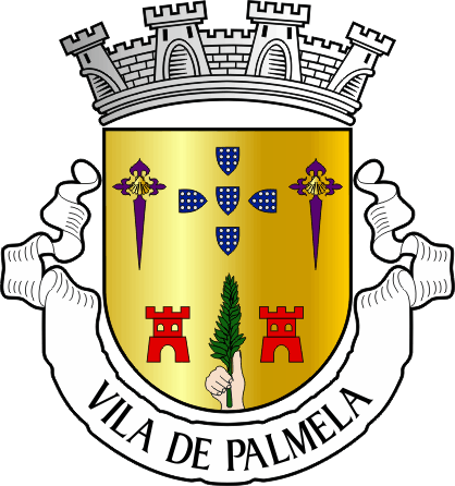 Brasão do município de Palmela - Palmela municipality coat-of-arms Brasão do município de Palmela - Palmela municipality coat-of-arms