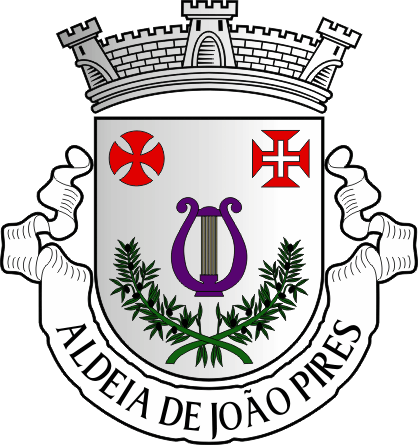 Brasão da antiga freguesia de Aldeia de João Pires - Aldeia de João Pires former civil parish, coat-of-arms Brasão da antiga freguesia de Aldeia de João Pires - Aldeia de João Pires former civil parish, coat-of-arms
