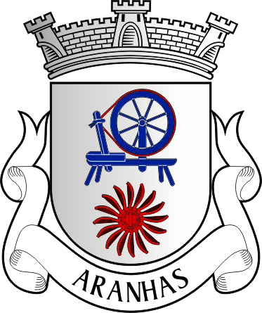 Brasão da freguesia de Aranhas - Aranhas civil parish, coat-of-arms Brasão da freguesia de Aranhas - Aranhas civil parish, coat-of-arms