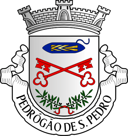 Brasão da antiga freguesia de Pedrógão de São Pedro - Pedrógão de São Pedro former civil parish, coat-of-arms Brasão da antiga freguesia de Pedrógão de São Pedro - Pedrógão de São Pedro former civil parish, coat-of-arms
