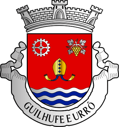 Brasão da Freguesia de Guilhufe e Urrô - Guilhufe and Urrô civil parish, coat-of-arms Brasão da Freguesia de Guilhufe e Urrô - Guilhufe and Urrô civil parish, coat-of-arms