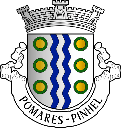 Brasão da antiga freguesia de Pomares - Pomares former civil parish, coat-of-arms