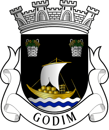 Brasão da antiga freguesia de Godim - Godim former civil parish, coat-of-arms