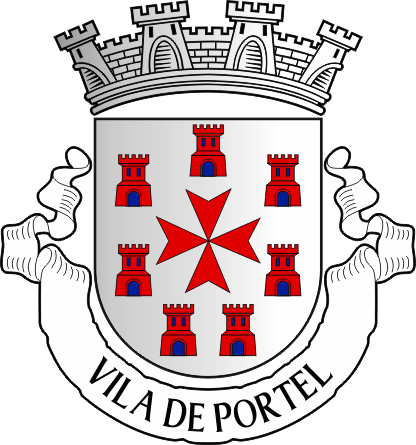 Brasão do Município de Portel - Portel municipal coat-of-arms Brasão do Município de Portel - Portel municipal coat-of-arms