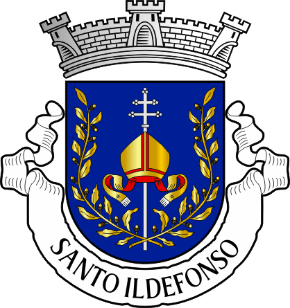 Brasão da antiga freguesia de Santo Ildefonso - Santo Ildefonso former civil parish, coat-of-arms