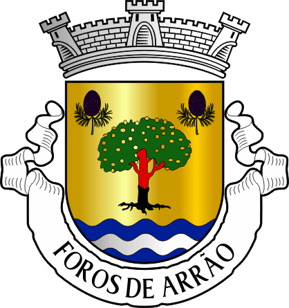 Brasão da freguesia de Foros de Arrão - Foros de Arrão civil parish, coat-of-arms Brasão da freguesia de Foros de Arrão - Foros de Arrão civil parish, coat-of-arms