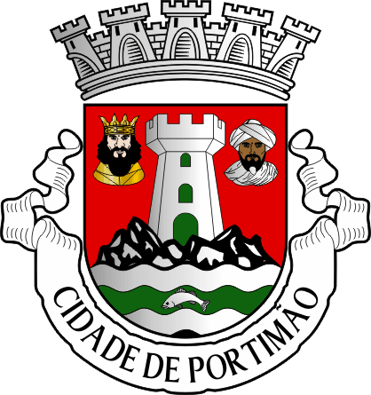 Brasão do Município de Portimão - Portimão municipal coat-of-arms Brasão do Município de Portimão - Portimão municipal coat-of-arms