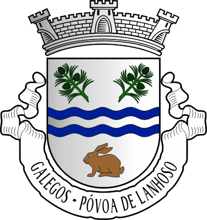Brasão da freguesia de Galegos - Galegos civil parish, coat-of-arms Brasão da freguesia de Galegos - Galegos civil parish, coat-of-arms