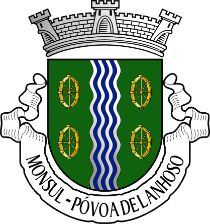 Brasão da freguesia de Monsul - Monsul civil parish, coat-of-arms Brasão da freguesia de Monsul - Monsul civil parish, coat-of-arms