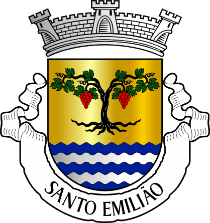 Brasão da freguesia de Santo Emilião - Santo Emilião civil parish, coat-of-arms Brasão da freguesia de Santo Emilião - Santo Emilião civil parish, coat-of-arms