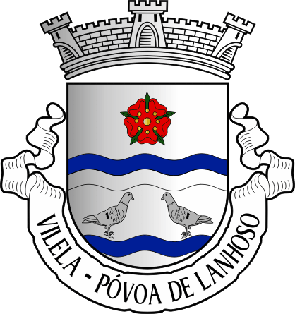 Brasão da freguesia de Vilela - Vilela civil parish, coat-of-arms Brasão da freguesia de Vilela - Vilela civil parish, coat-of-arms