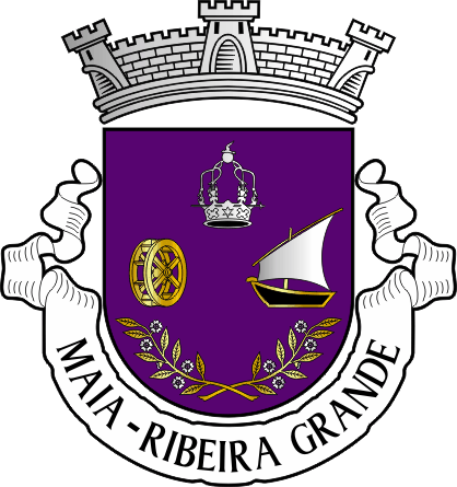 Brasão da freguesia de Maia - Maia civil parish, coat-of-arms