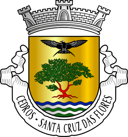 Brasão da freguesia de Cedros - Cedros civil parish, coat-of-arms