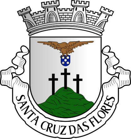 Brasão do Município de Santa Cruz das Flores - Santa Cruz das Flores municipal coat-of-arms