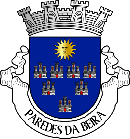 Brasão da freguesia de Paredes da Beira - Paredes da Beira civil parish, coat-of-arms Brasão da freguesia de Paredes da Beira - Paredes da Beira civil parish, coat-of-arms