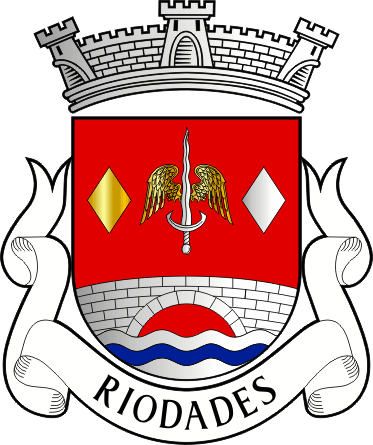 Brasão da freguesia de Riodades - Riodades civil parish, coat-of-arms Brasão da freguesia de Riodades - Riodades civil parish, coat-of-arms