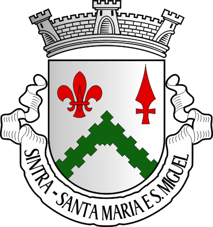 Brasão da antiga freguesia de Sintra (Santa Maria e São Miguel) - Sintra (Santa Maria and São Miguel) former civil parish, coat-of-arms Brasão da antiga freguesia de Sintra (Santa Maria e São Miguel) - Sintra (Santa Maria and São Miguel) former civil parish, coat-of-arms