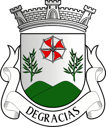 Brasão da antiga freguesia de Degracias - Degracias former civil parish, coat-of-arms Brasão da antiga freguesia de Degracias - Degracias former civil parish, coat-of-arms
