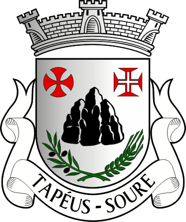 Brasão da freguesia de Samuel - Samuel civil parish, coat-of-arms Brasão da freguesia de Tapéus - Tapéus civil parish, coat-of-arms