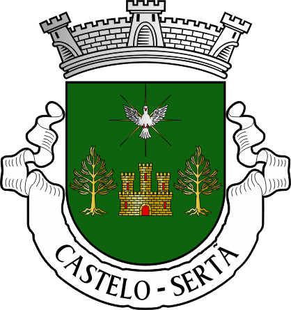 Brasão da freguesia de Castelo - Castelo civil parish, coat-of-arms