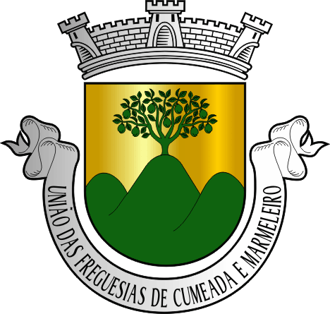 Brasão da União das freguesias de Cumeada e Marmeleiro - Cumeada and Marmeleiro civil parishes union coat-of-arms