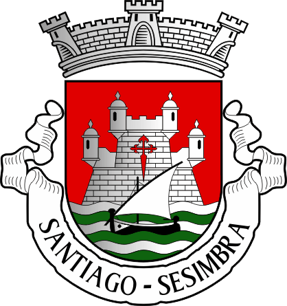 Brasão da freguesia de Sesimbra (Santiago) - Sesimbra (Santiago) civil parish, coat-of-arms