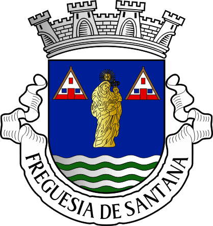 Brasão da freguesia de Santana - Santana civil parish, coat-of-arms Brasão da freguesia de Santana - Santana civil parish, coat-of-arms