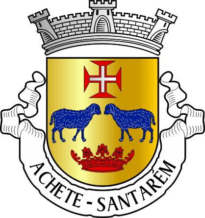 Brasão da antiga freguesia de Achete - Achete former civil parish, coat-of-arms