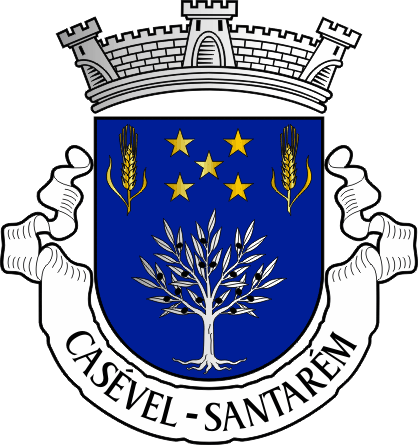 Brasão da antiga freguesia de Casével - Casével former civil parish, coat-of-arms Brasão da antiga freguesia de Casével - Casével former civil parish, coat-of-arms