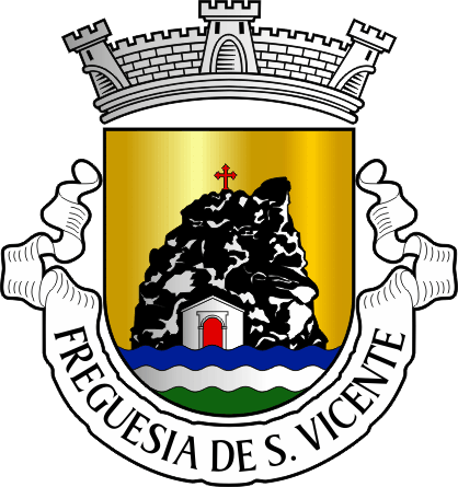 Brasão da freguesia de São Vicente - São Vicente civil parish, coat-of-arms