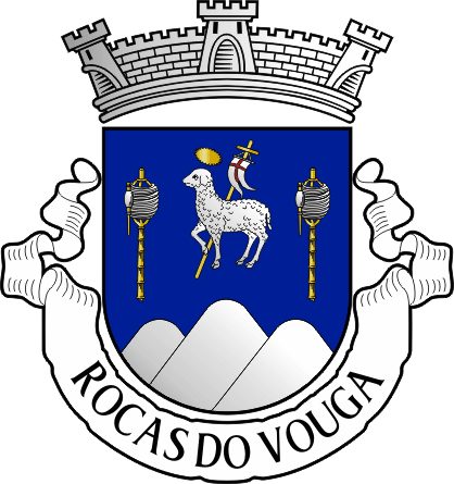 Brasão da freguesia de Rocas do Vouga - Rocas do Vouga civil parish, coat-of-arms