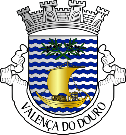 Brasão da freguesia de Valença do Douro - Valença do Douro civil parish, coat-of-arms