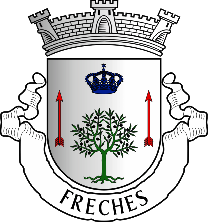 Brasão da antiga freguesia de Freches - Freches former civil parish, coat-of-arms