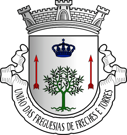 Brasão da União das freguesias de Freches e Torres - Freches and Torres civil parishes union coat-of-arms