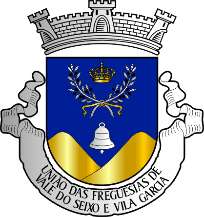 Brasão da União das freguesias de Vale do Seixo e Vila Garcia - Vale do Seixo and Vila Garcia civil parishes union coat-of-arms