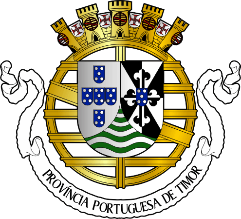 Brasão da província ultramarina de Timor - Portuguese Timor overseas province coat-of-arms
