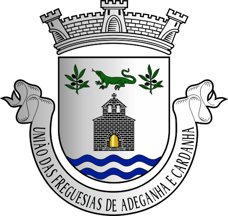 Brasão da Freguesia de Adeganha e Cardanha - Adeganha and Cardanha civil parish, coat-of-arms Brasão da Freguesia de Adeganha e Cardanha - Adeganha and Cardanha civil parish, coat-of-arms
