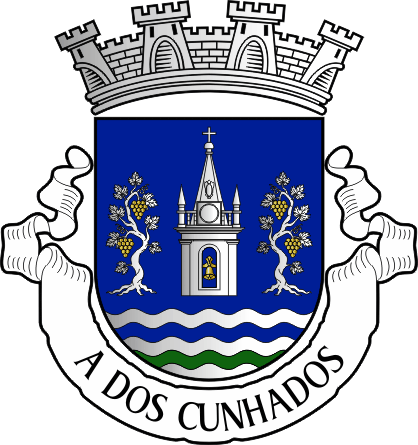 Brasão da antiga freguesia de A dos Cunhados - A dos Cunhados former civil parish, coat-of-arms