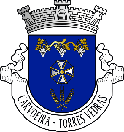 Brasão da antiga freguesia de Carvoeira - Carvoeira former civil parish, coat-of-arms