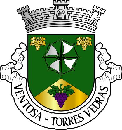 Brasão da freguesia de Ventosa - Ventosa civil parish, coat-of-arms