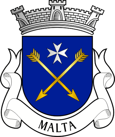Brasão da antiga freguesia de Malta - Malta former civil parish, coat-of-arms Brasão da antiga freguesia de Malta - Malta former civil parish, coat-of-arms