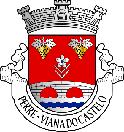 Brasão da freguesia de Perre - Perre civil parish, coat-of-arms Brasão da freguesia de Perre - Perre civil parish, coat-of-arms