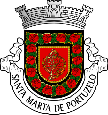 Brasão da freguesia de Santa Marta de Portuzelo - Santa Marta de Portuzelo civil parish, coat-of-arms Brasão da freguesia de Santa Marta de Portuzelo - Santa Marta de Portuzelo civil parish, coat-of-arms